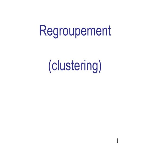 Clustering