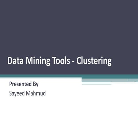 Clustering for Beginners
