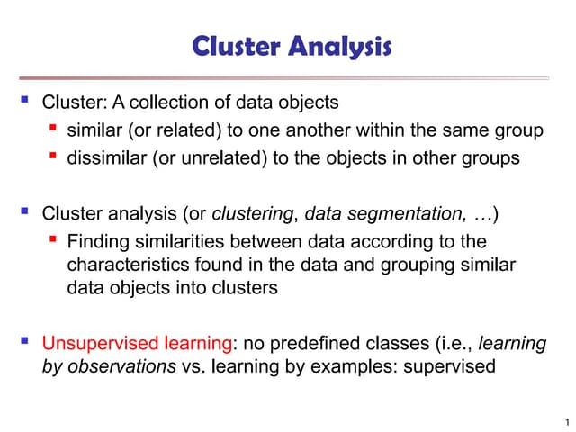 Clustering_Unsupervised learning Unsupervised learning.ppt