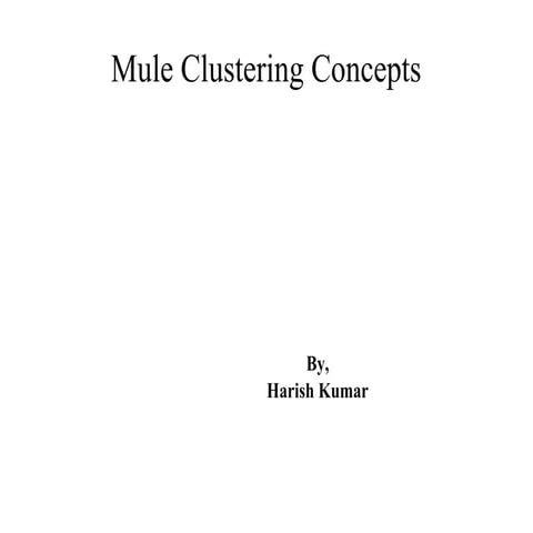 Clustering concepts