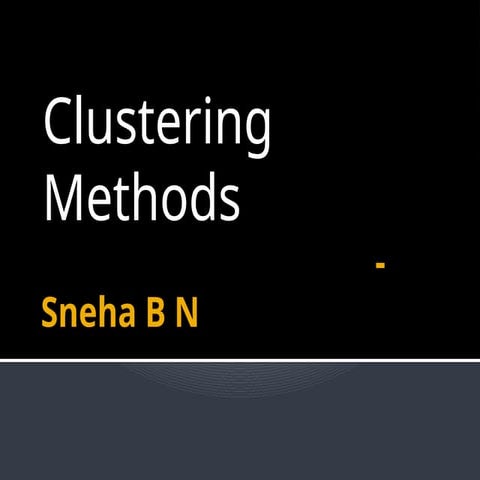 clustering methods.......................