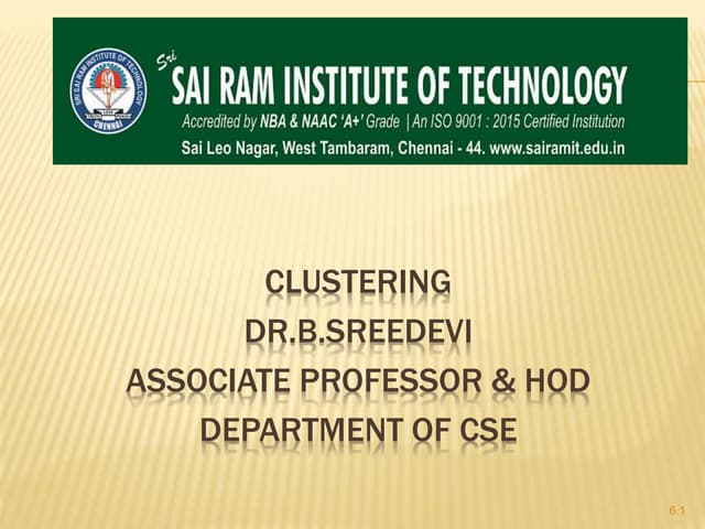 Clustering ppt