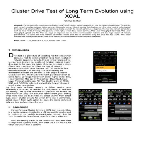Cluster or CLOTE Drive Test LTE using XCAL.pdf