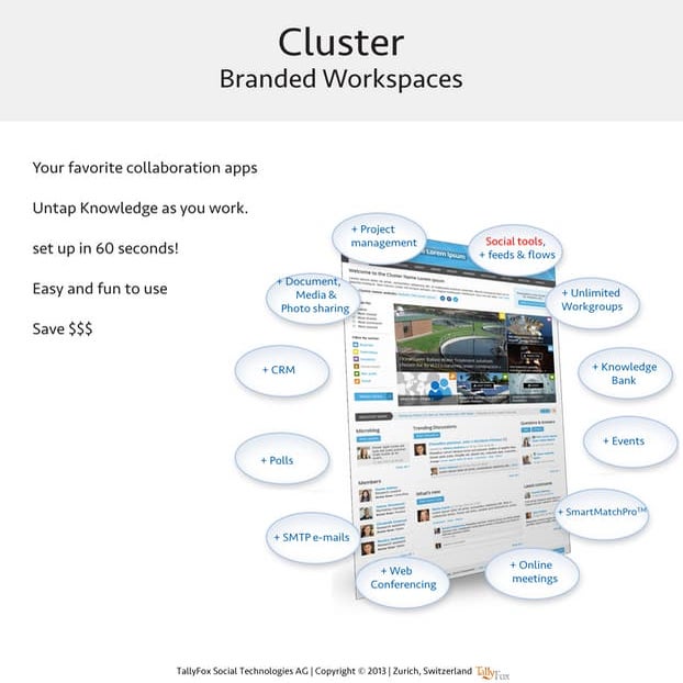 Cluster workspace