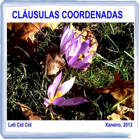Cláusulas coordenadas