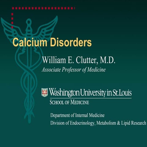 Calcium disorder