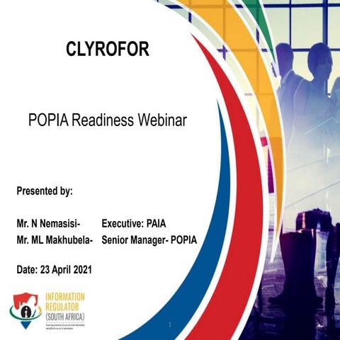 Clyrofor  popia readiness webinar