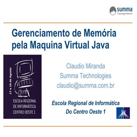 Gerenciamento de Memória pela JVM