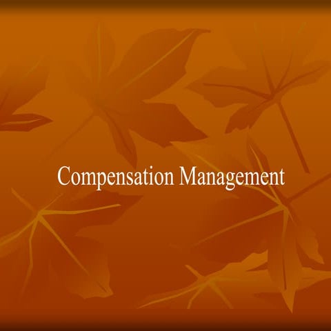 Compensation