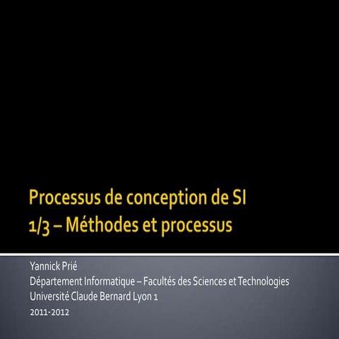 CM Processus Méthodes