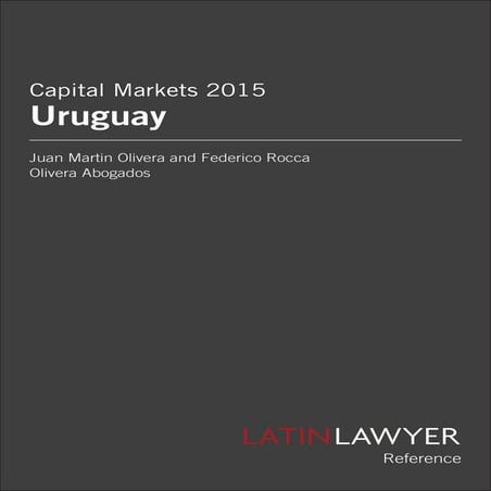 Capital Markets 2015 - Uruguay - Latin Lawyer Reference
