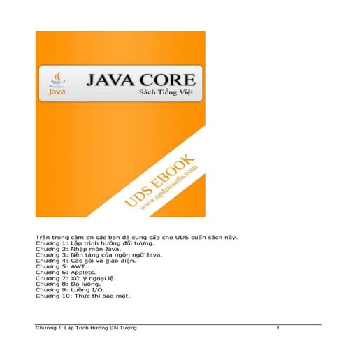 Java Core (Vietnamese) | PDF