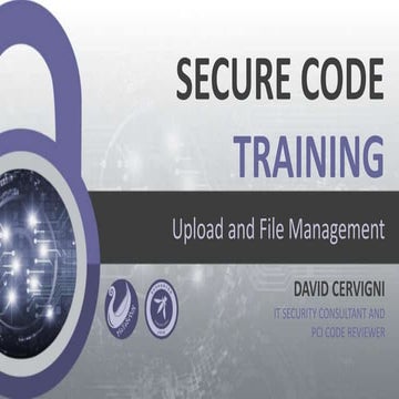 Cm6 secure code_training_1day_file management
