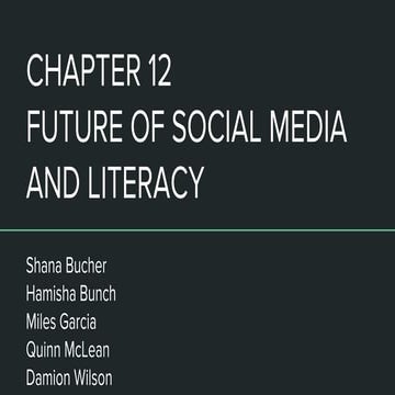 Chapter 12 social media ppt