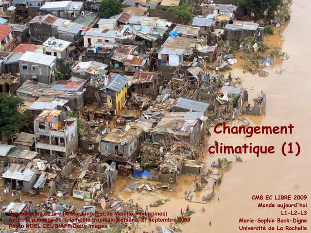 Changement climatique (1)-Le climat...