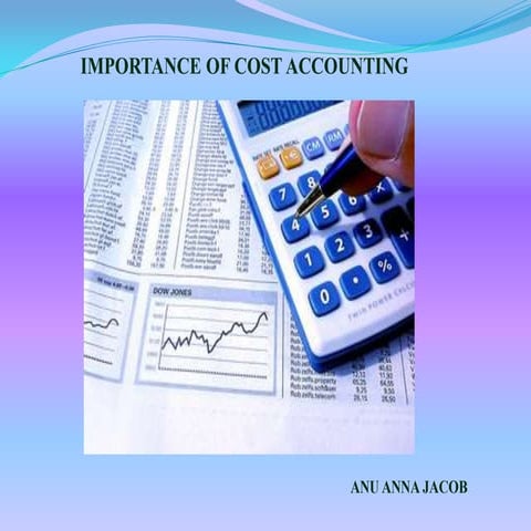importance of cost accounting