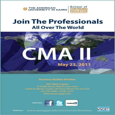 CMA.II @AUC | PPTX