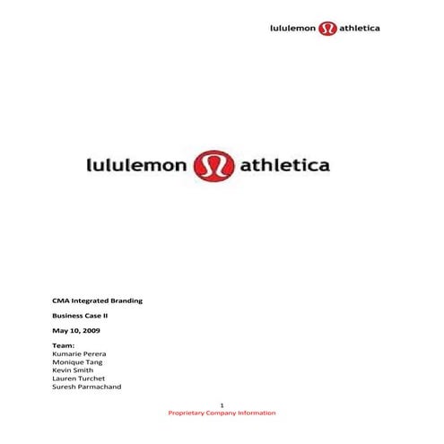 Cma Business Case Ii