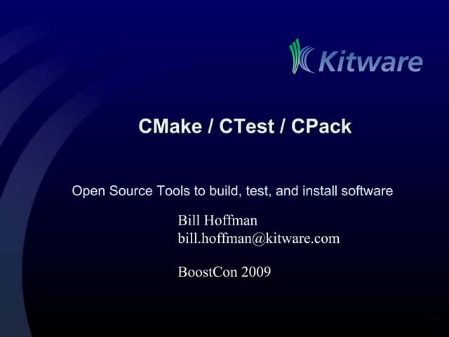 Cmake kitware