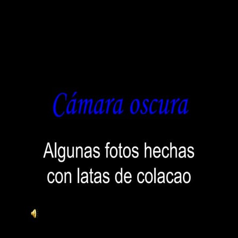 Cámara oscura