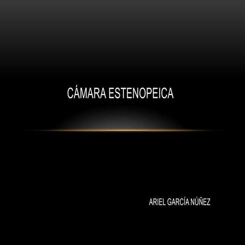 Cámara estenopeica