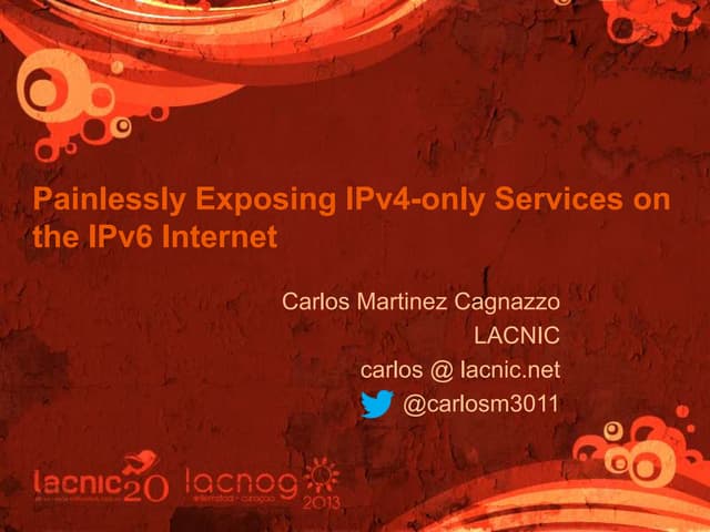 Enabling IPv6 Services Transparently