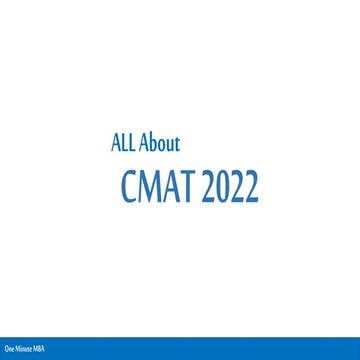 CMAT 2022