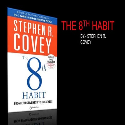 the 8th habit-book ppt