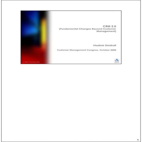 CRM 2.0 - Fundamental Changes (print version)