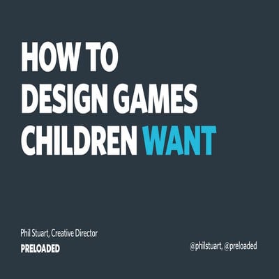 How to design games children want (CMC 2016)