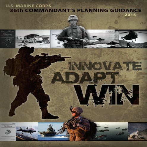 Commanant Marine Corps' Planning 2015 Planning Guidance