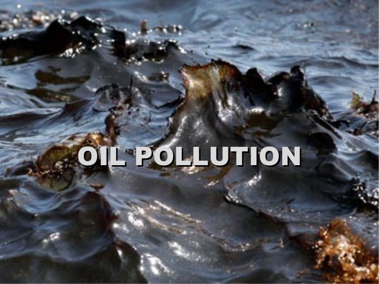 Oil pollution