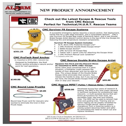 Cmc Rescue Flyer With Pricing