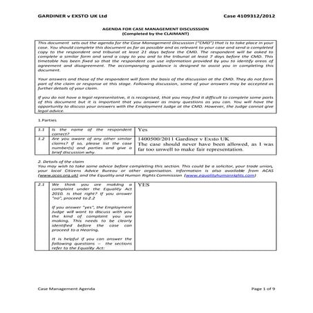 ET Case managment discussion 4109312