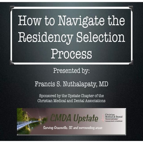 How to Navigate the Residency Selection Process | PDF