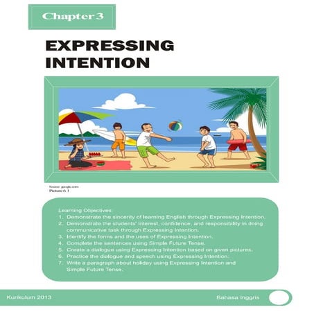 Expressing Intention For Senior High School