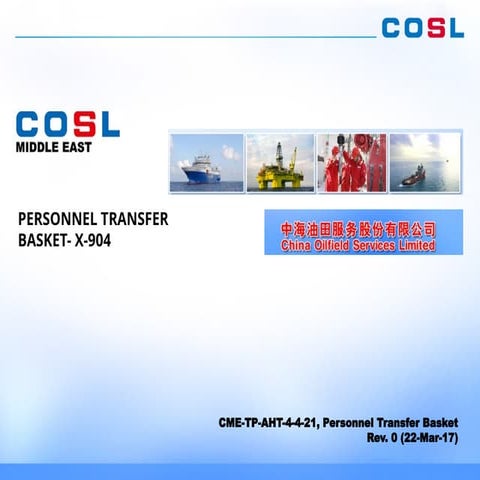 Comprehensive Safety Procedures for Personnel Transfer Using Basket X ...
