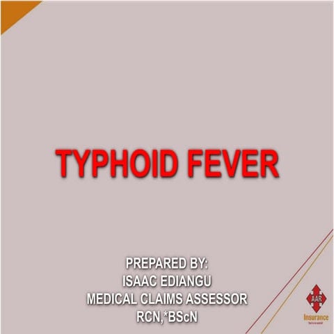 TYPHOID TIPS