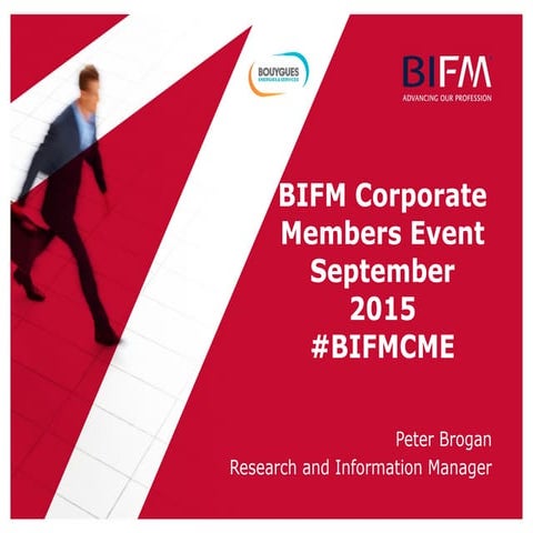 Corporate member event September 2015, BIM and Soft Landings