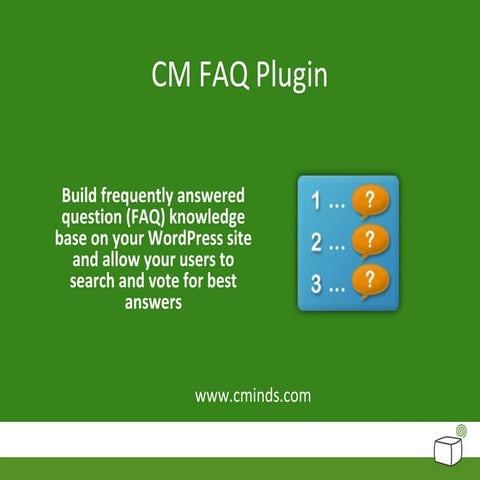 CM FAQ Plugin