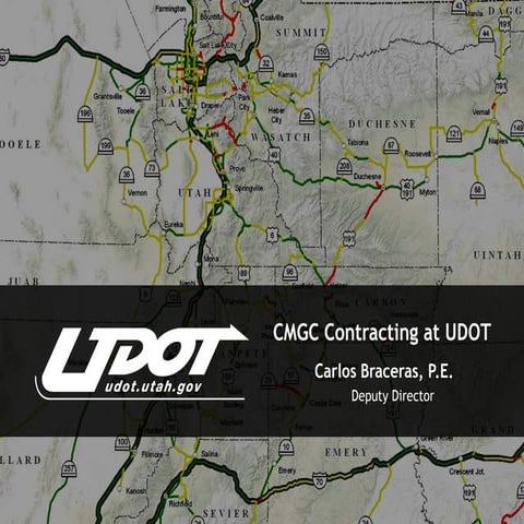 CMGC Contracting at UDOT