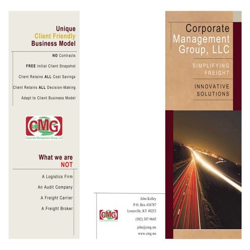 Cmg Info Brochure 2010