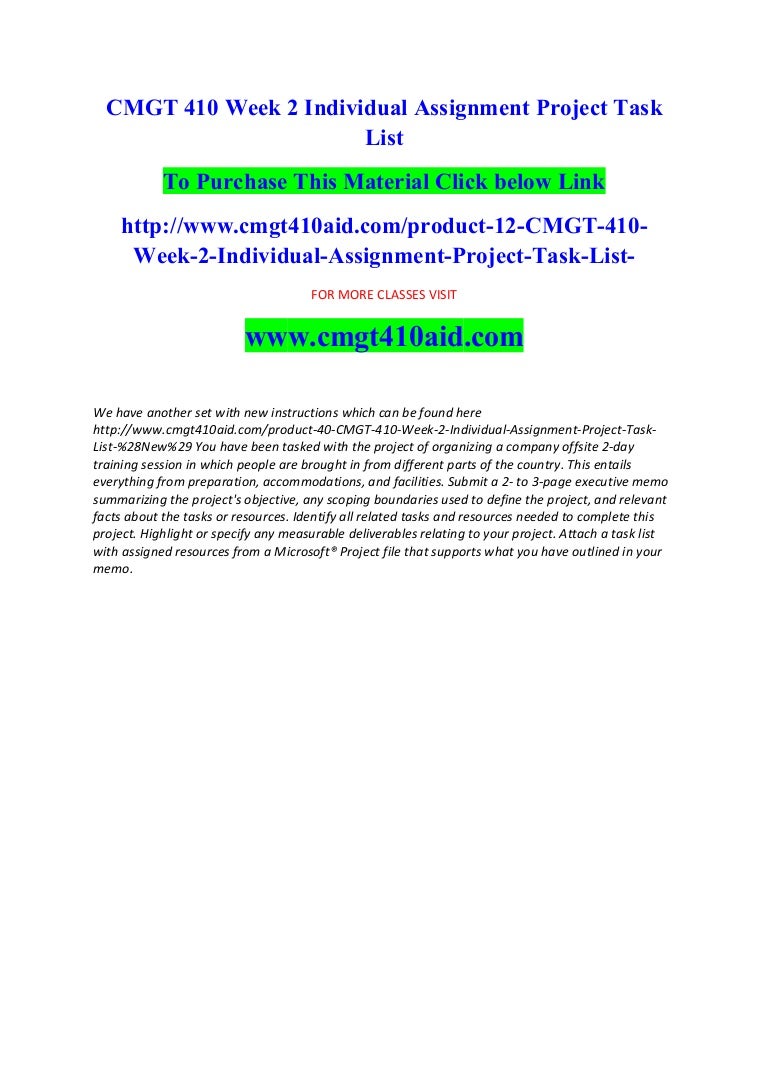 Individual project task list essay 08 image