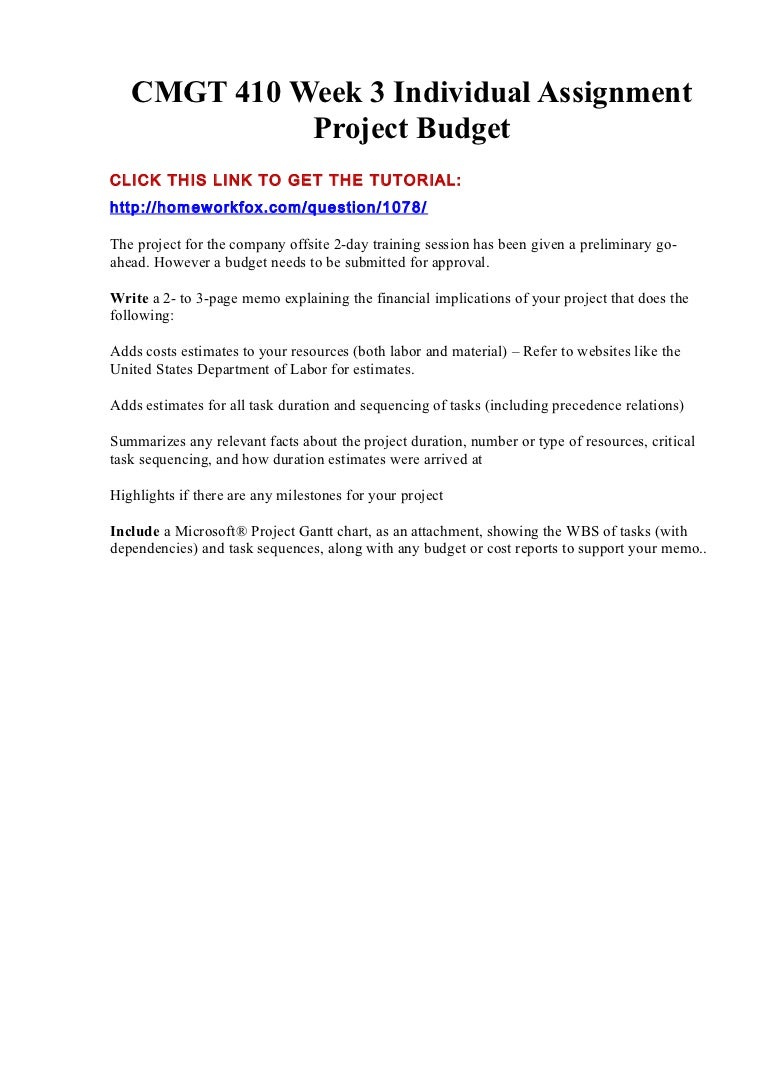 Cmgt 410 essay 05 picture