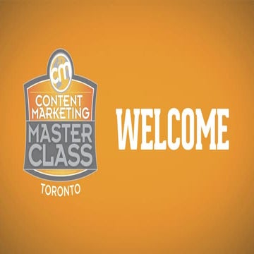 CMI Master Class Toronto Presentation