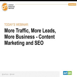 Cmi more traffic, more leads, more ...