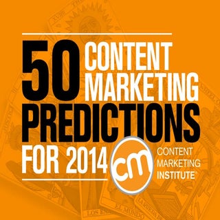 50 Content Marketing Predictions fo...