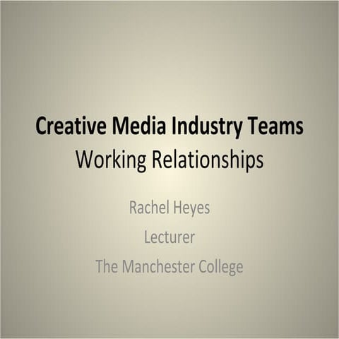 The role of specific teams