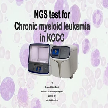 CML by NGS in KUWAIT cancer control center