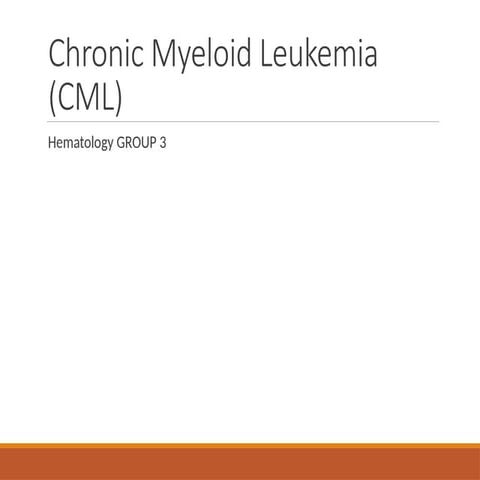 Comprehensive Overview of Chronic Myeloid Leukemia: Pathophysiology ...